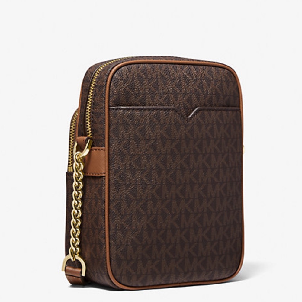 MICHAEL KORS Jet Set Travel Medium NS Logo Crossbody Flight Bag Messenger
Brown - Picture 3 of 16